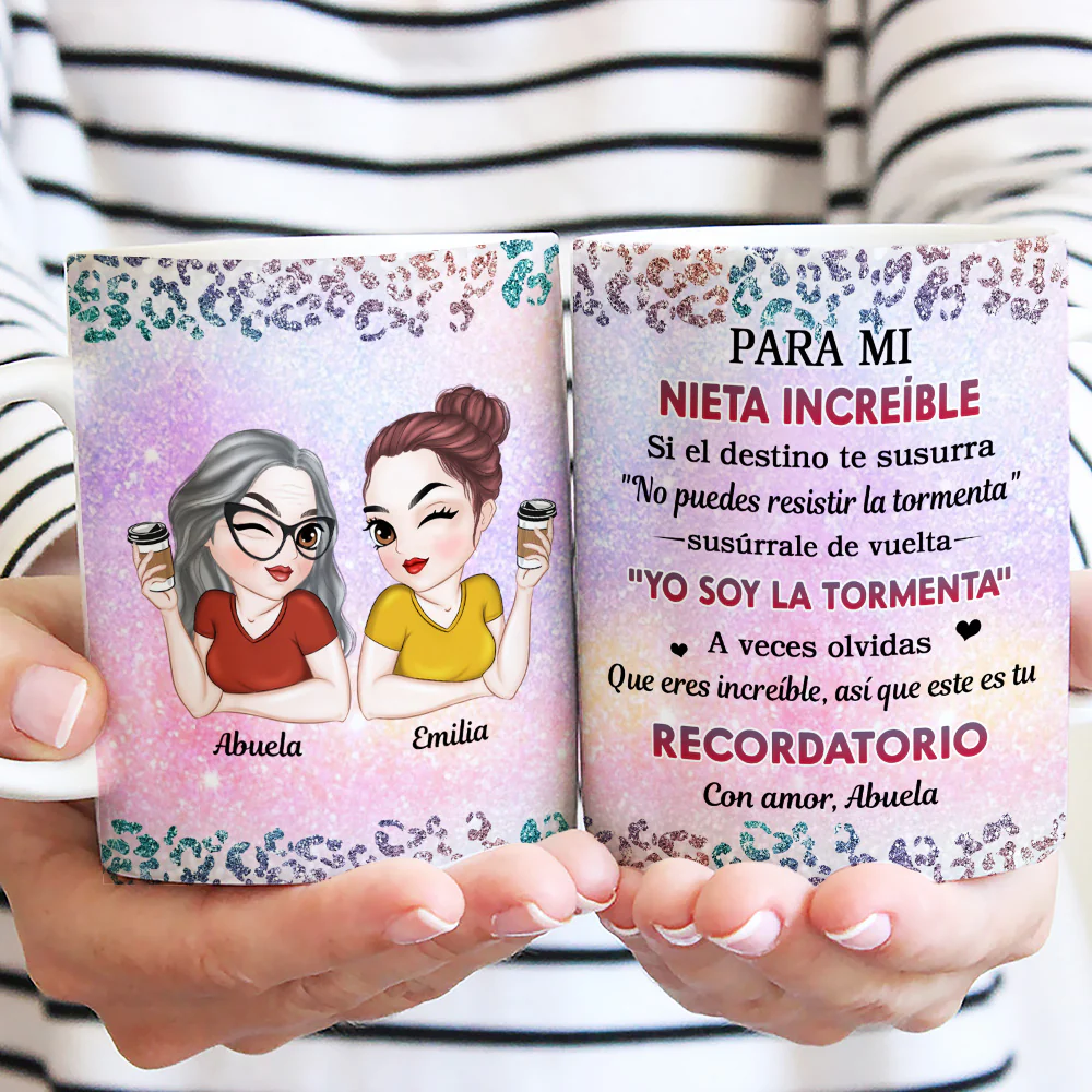 Meine Tapfere Enkelin - Personalisierte Kaffeetasse - Image 3
