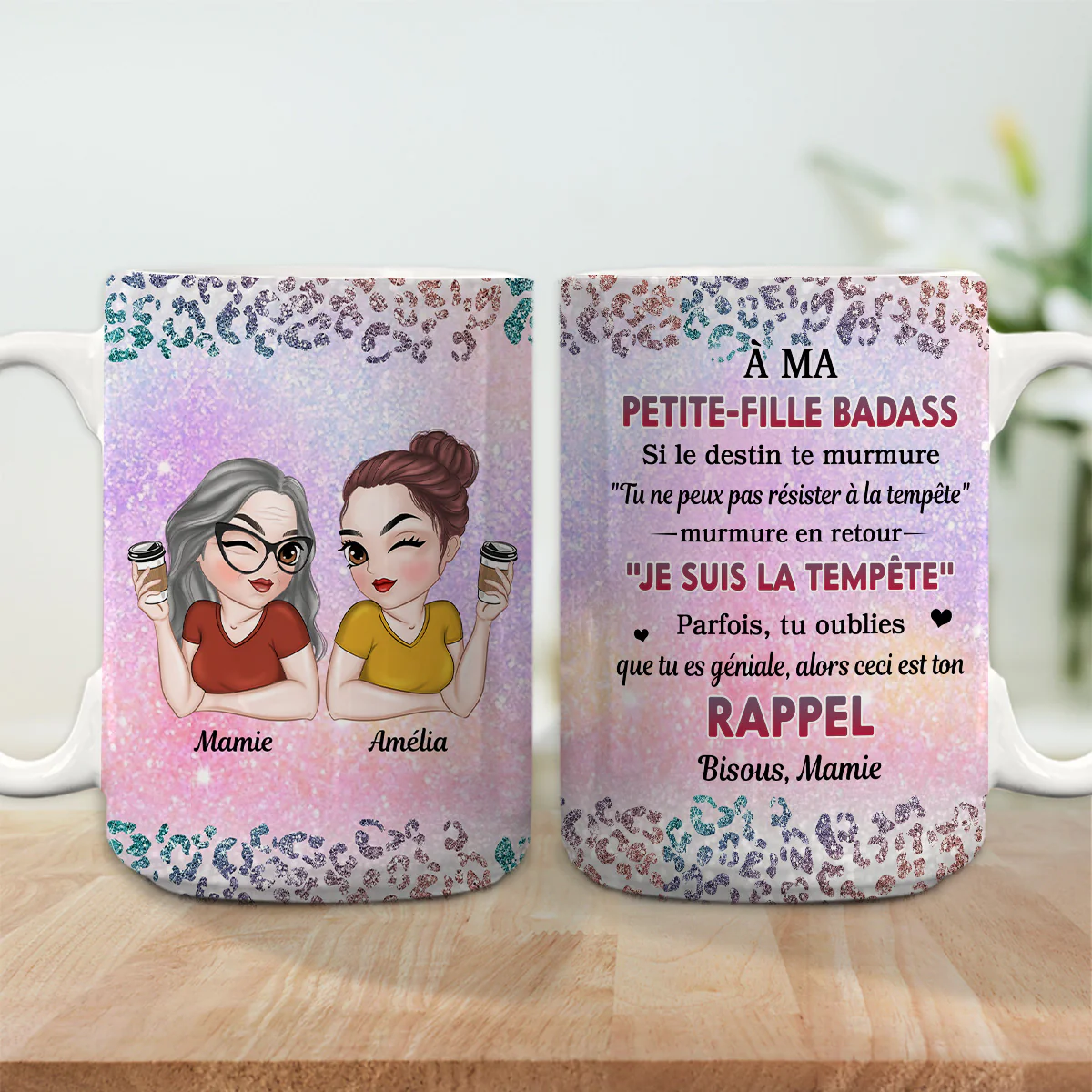 Meine Tapfere Enkelin - Personalisierte Kaffeetasse - Image 5