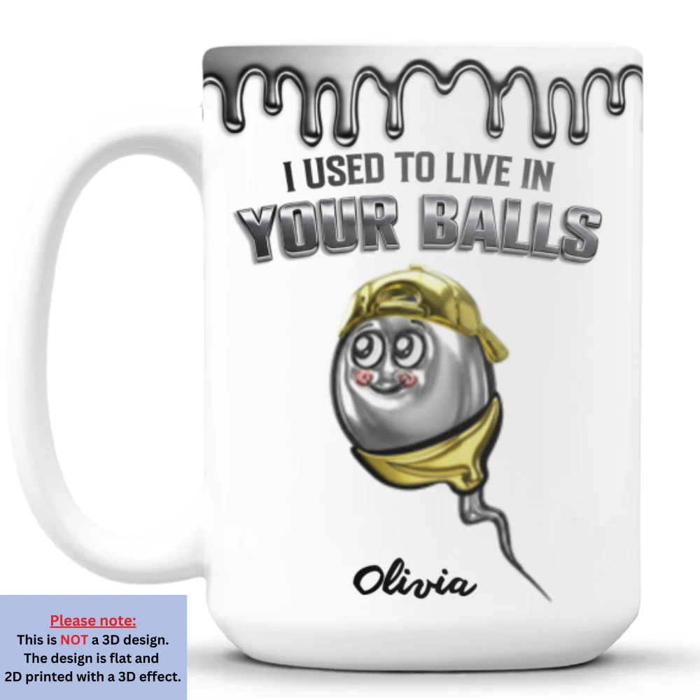 Metal Sperm Family - Personalized Custom 3D Effect Mug - Image 9