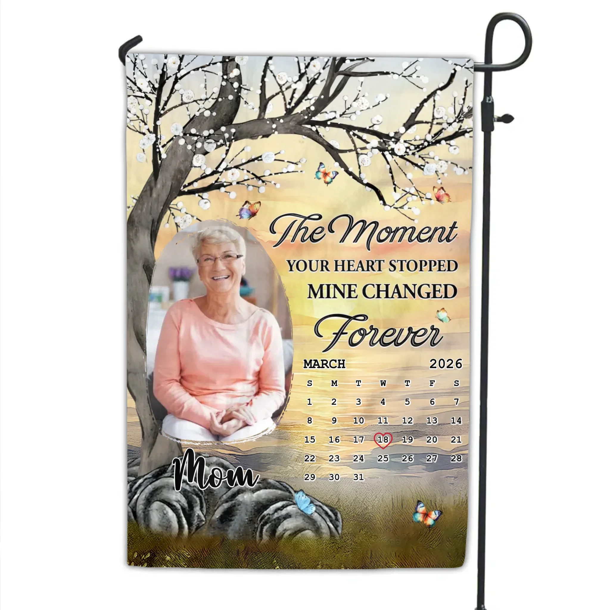 Mine Changed Forever - Personalized Custom Flag - Image 8