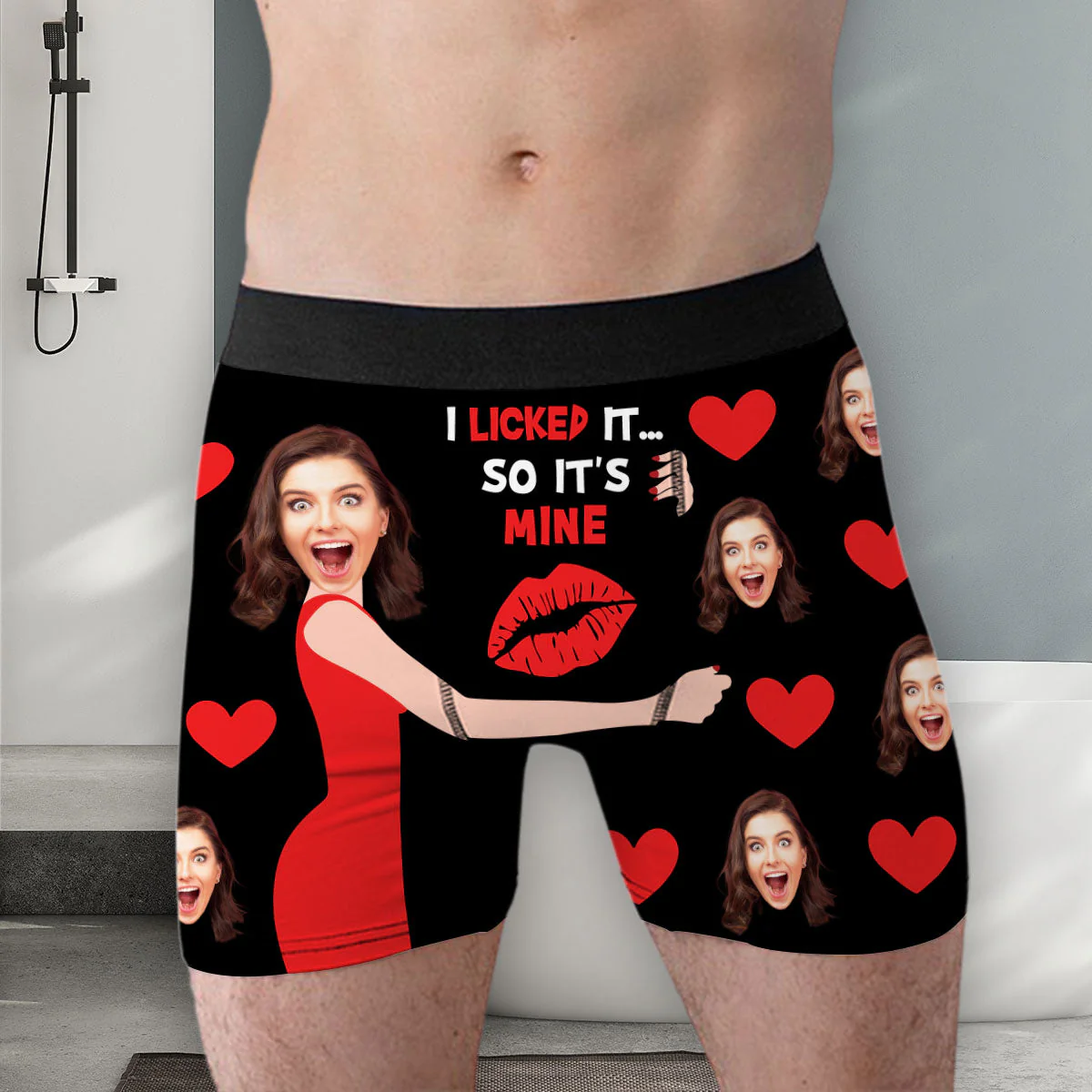 Mine - Personalized Photo Men's Boxer Briefs - Image 3