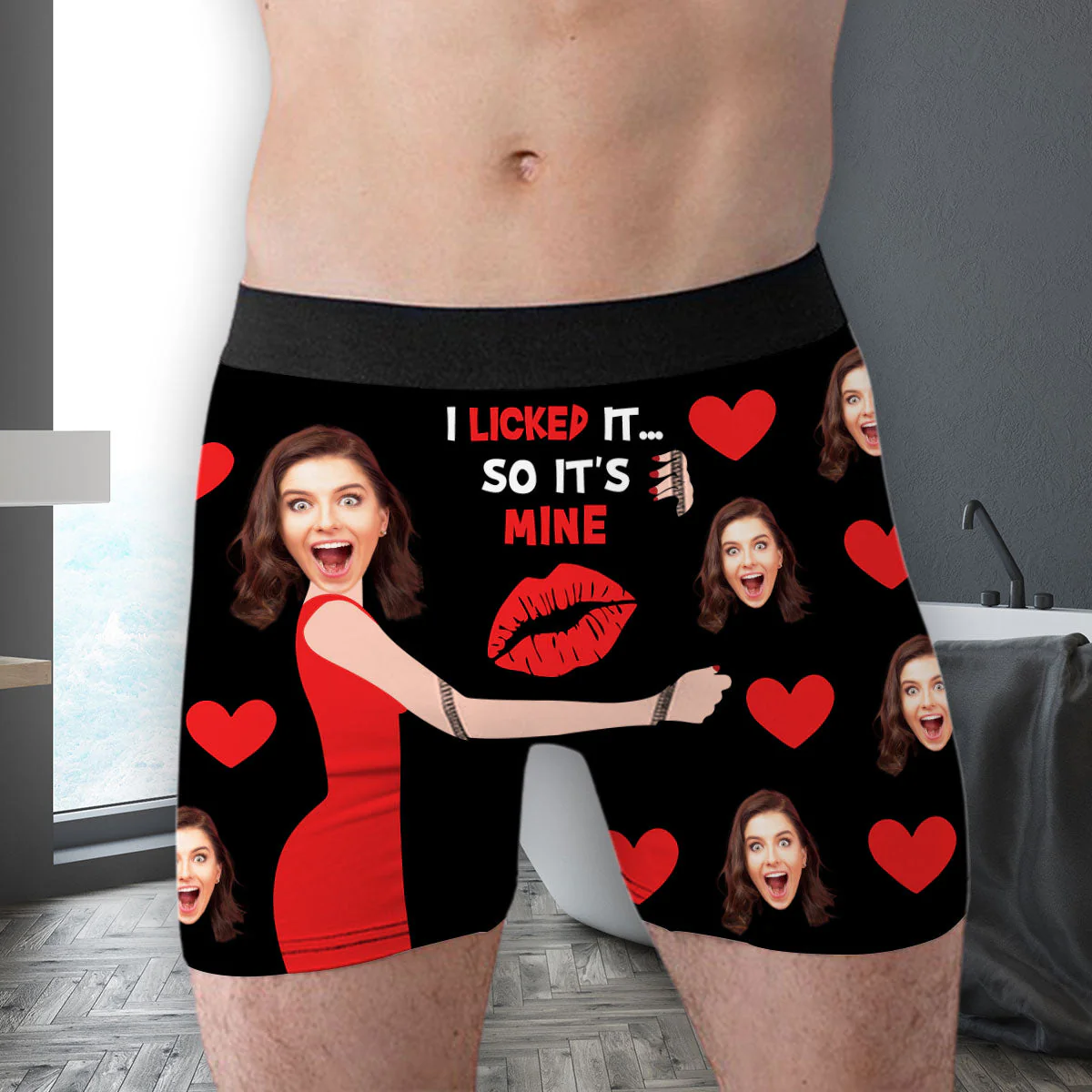 Mine - Personalized Photo Men's Boxer Briefs - Image 4