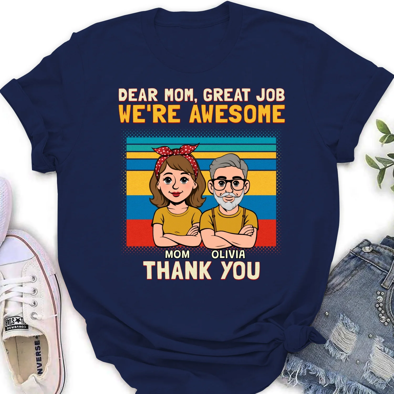Mom Appreciation - Personalized Custom Shirt - Image 18