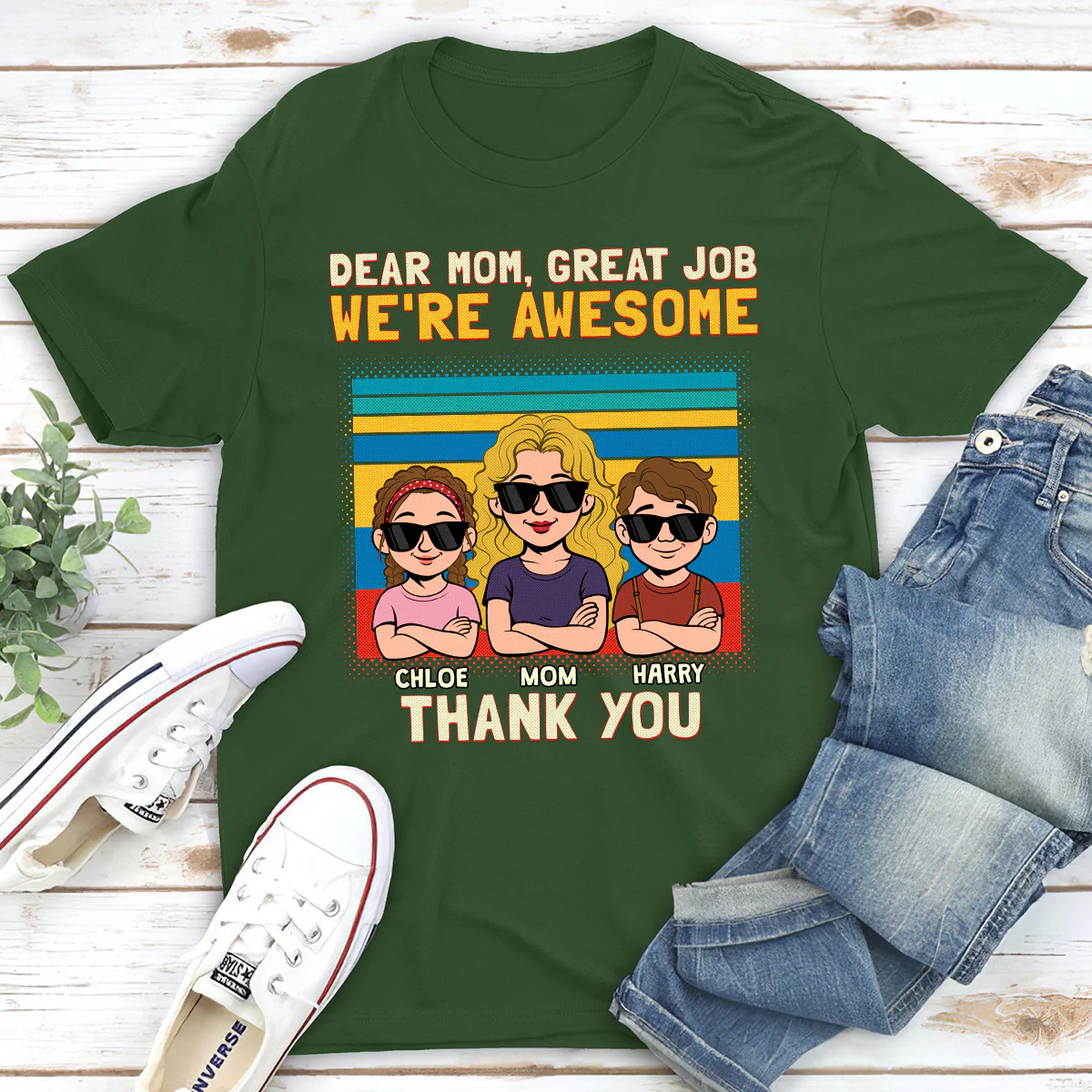Mom Appreciation - Personalized Custom Shirt - Image 3