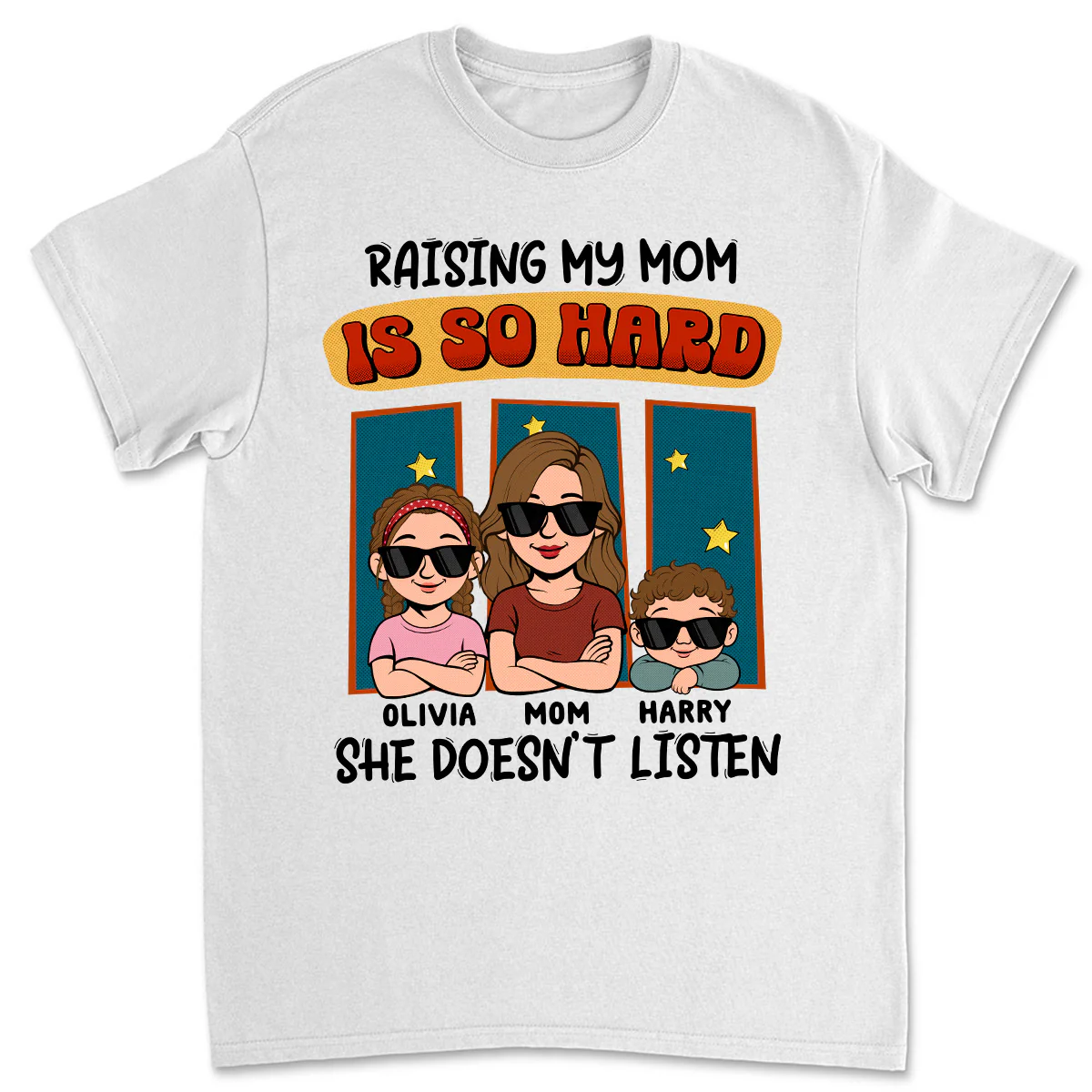 Mom Does Not Listen - Personalized Custom Shirt