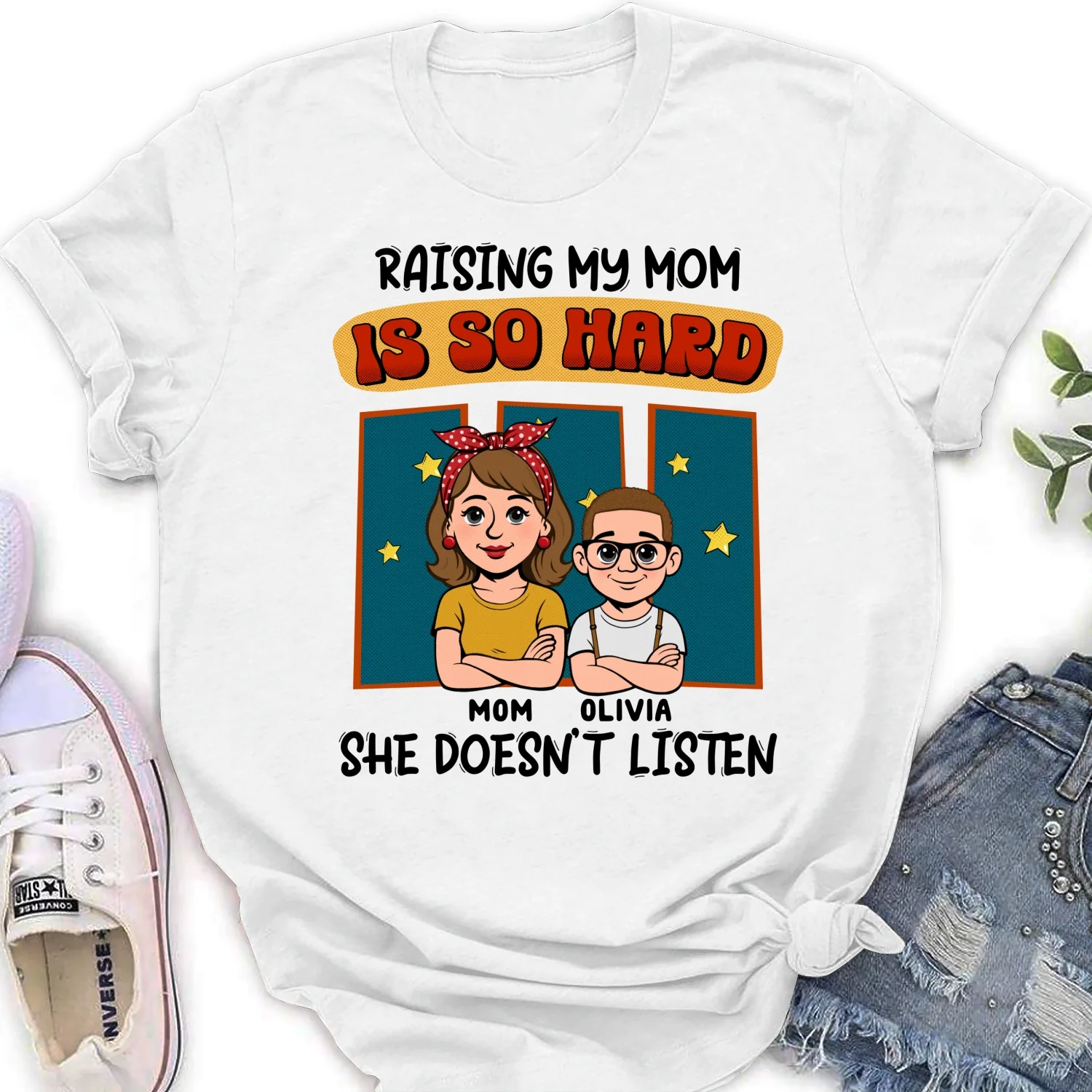 Mom Does Not Listen - Personalized Custom Shirt - Image 14