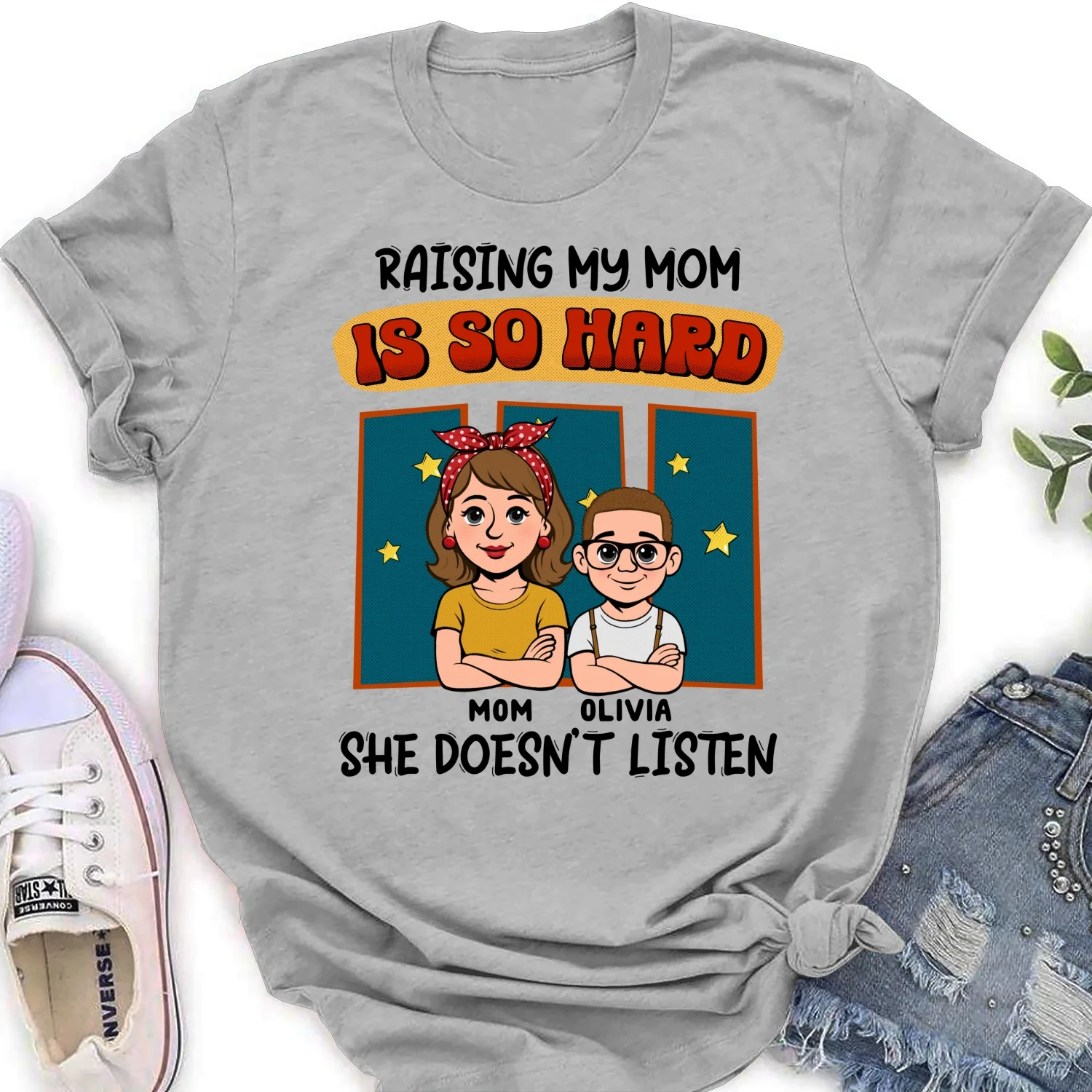 Mom Does Not Listen - Personalized Custom Shirt - Image 16