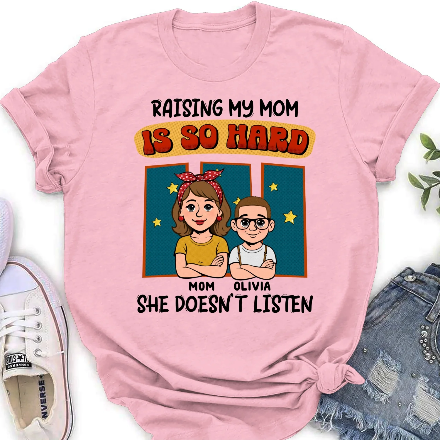 Mom Does Not Listen - Personalized Custom Shirt - Image 17
