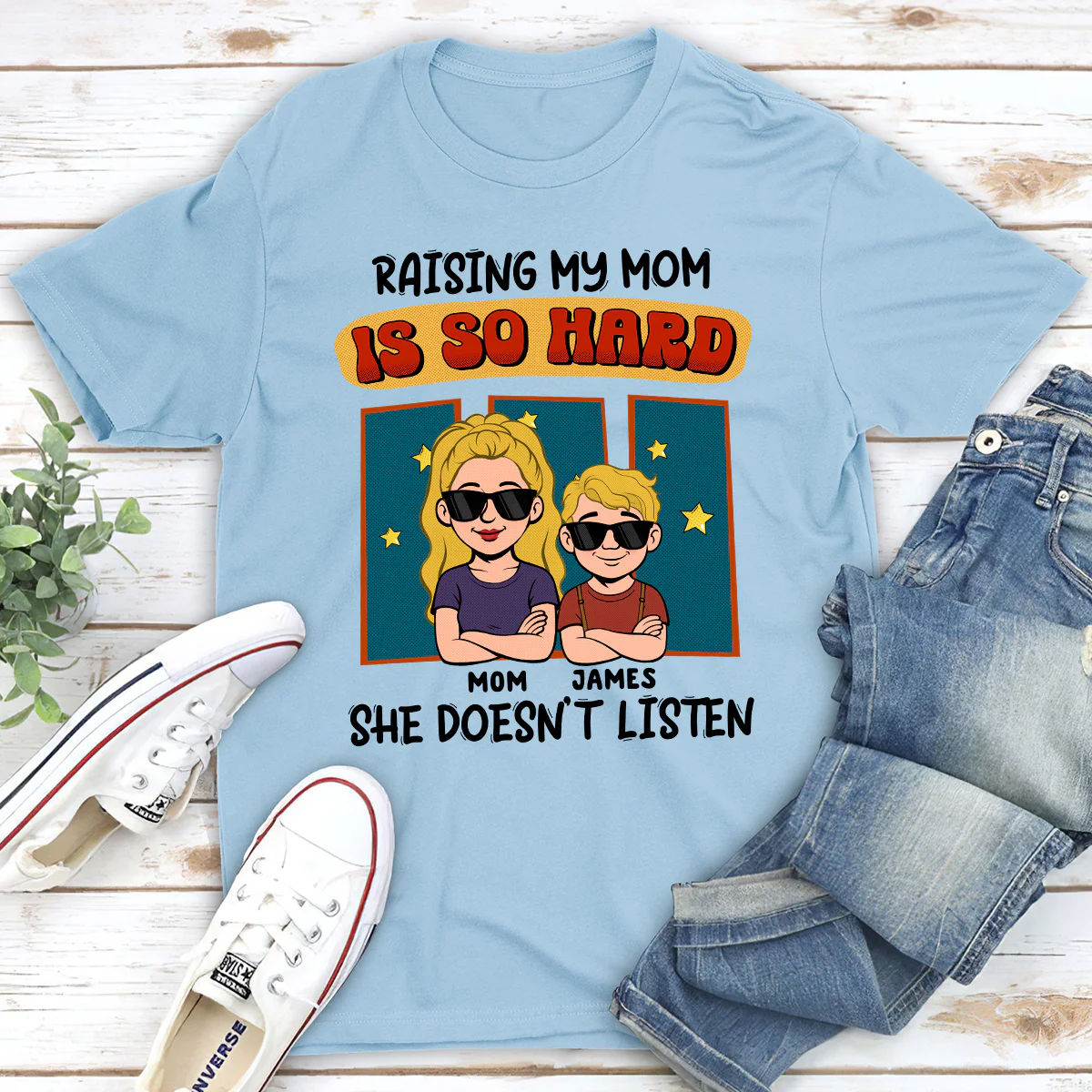 Mom Does Not Listen - Personalized Custom Shirt - Image 3