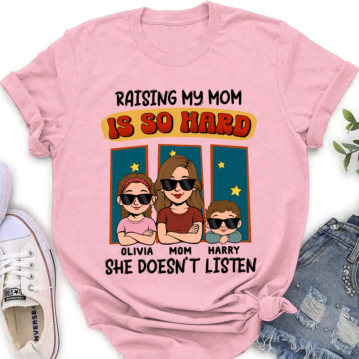 Mom Does Not Listen - Personalized Custom Shirt - Image 4