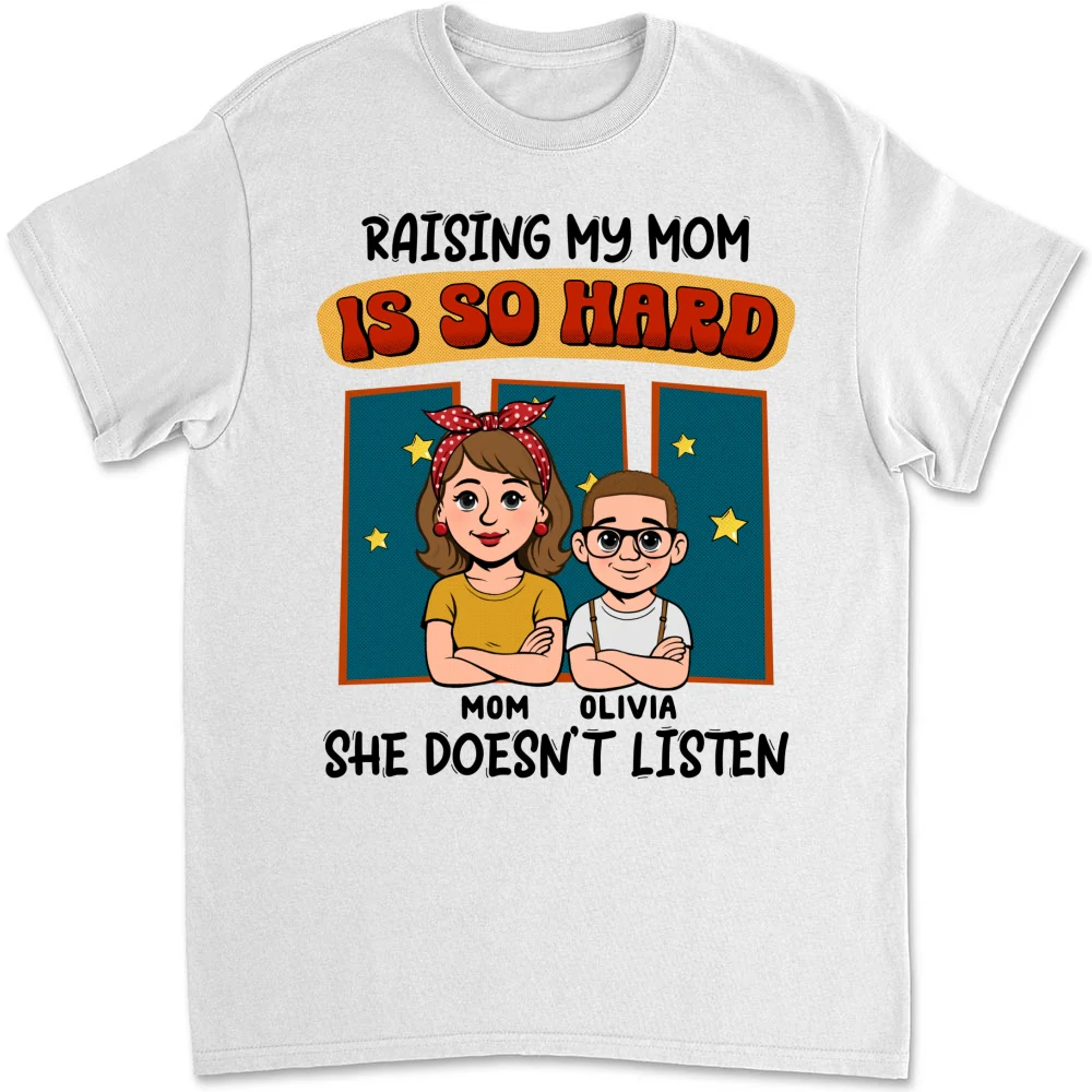 Mom Does Not Listen - Personalized Custom Shirt - Image 5
