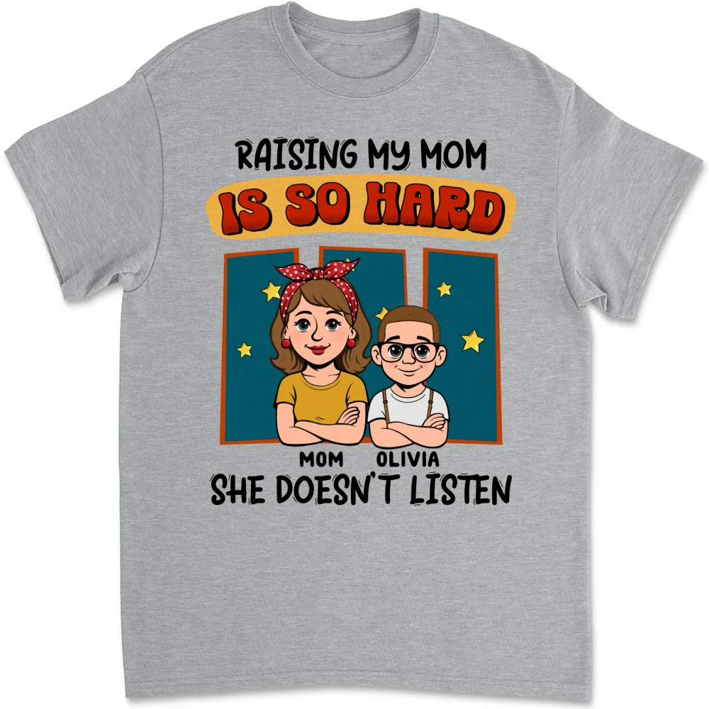 Mom Does Not Listen - Personalized Custom Shirt - Image 7