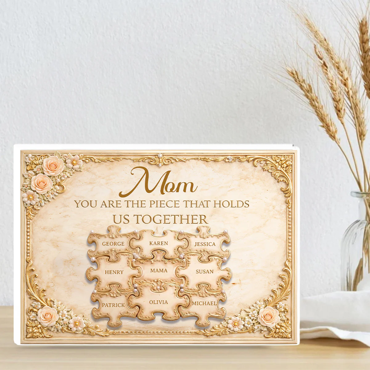 Mom Hold Us - Personalized Custom Acrylic Plaque - Image 4