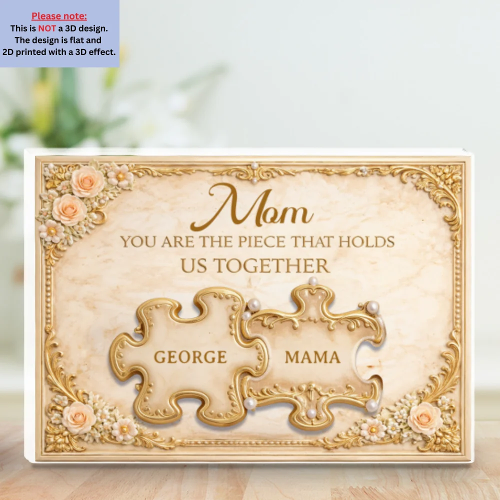 Mom Hold Us - Personalized Custom Acrylic Plaque - Image 5