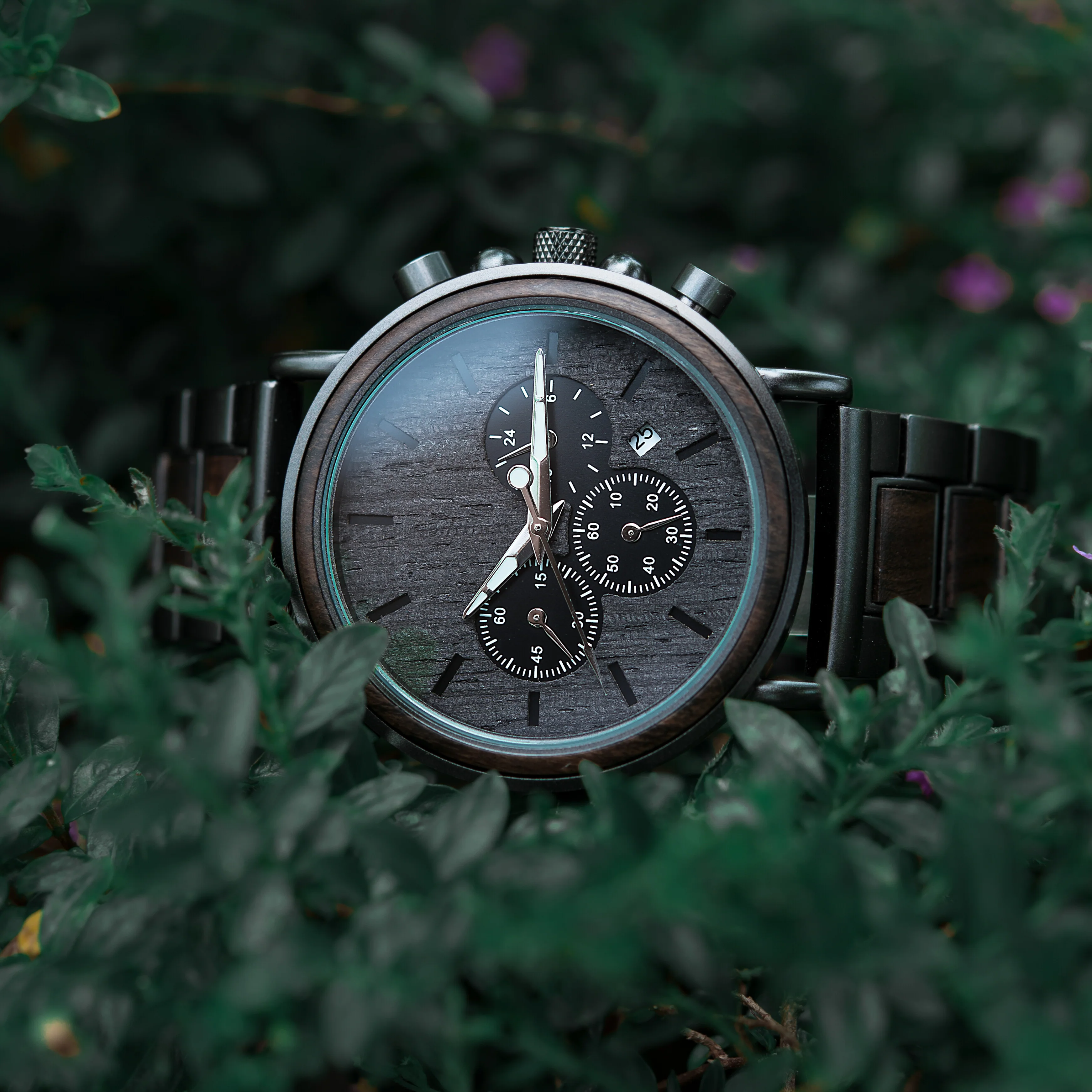 Mom To Son Biggest Fan - Personalized Engraved Wooden Watches GQ026 - Image 3