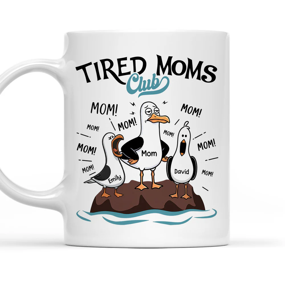 Mom We Need Fish - Personalized Custom Coffee Mug
