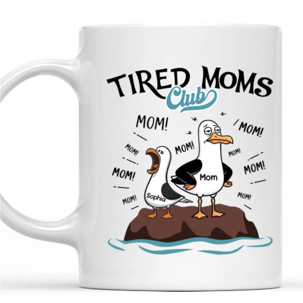 Mom We Need Fish - Personalized Custom Coffee Mug - Image 7