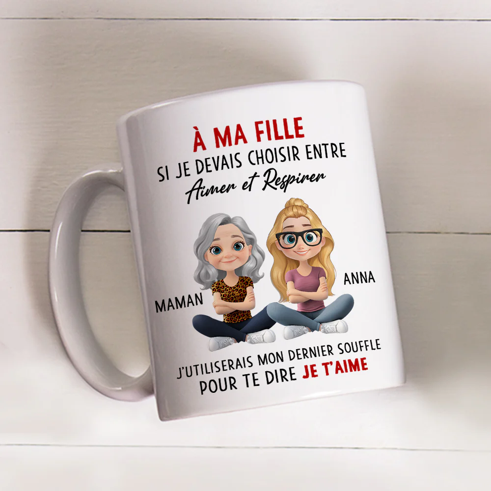 Mon Cœur Te Choisit Toujours - Mug À Café Personnalisé - Image 2