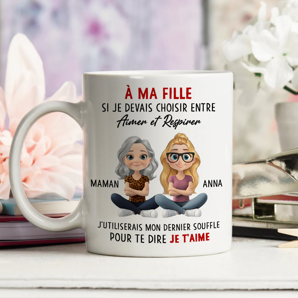 Mon Cœur Te Choisit Toujours - Mug À Café Personnalisé - Image 3