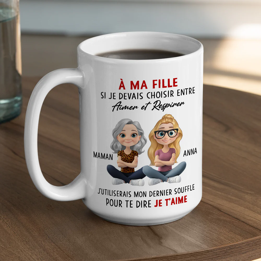 Mon Cœur Te Choisit Toujours - Mug À Café Personnalisé - Image 4