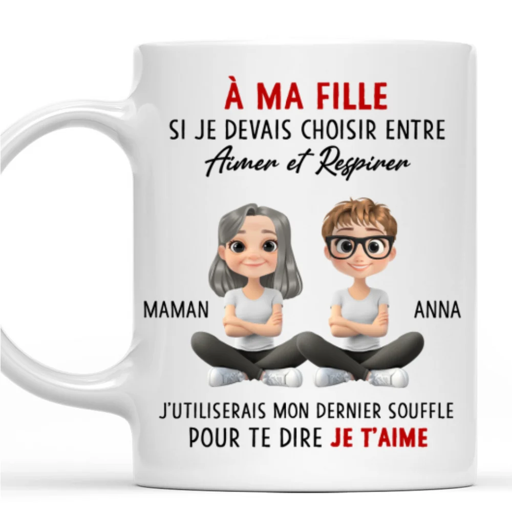 Mon Cœur Te Choisit Toujours - Mug À Café Personnalisé - Image 7