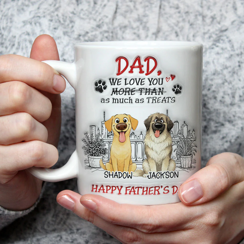 More Than - Personalized Custom 3D Inflated Effect Mug - Image 3