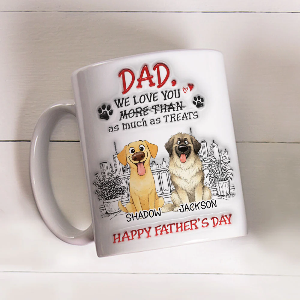 More Than - Personalized Custom 3D Inflated Effect Mug - Image 4