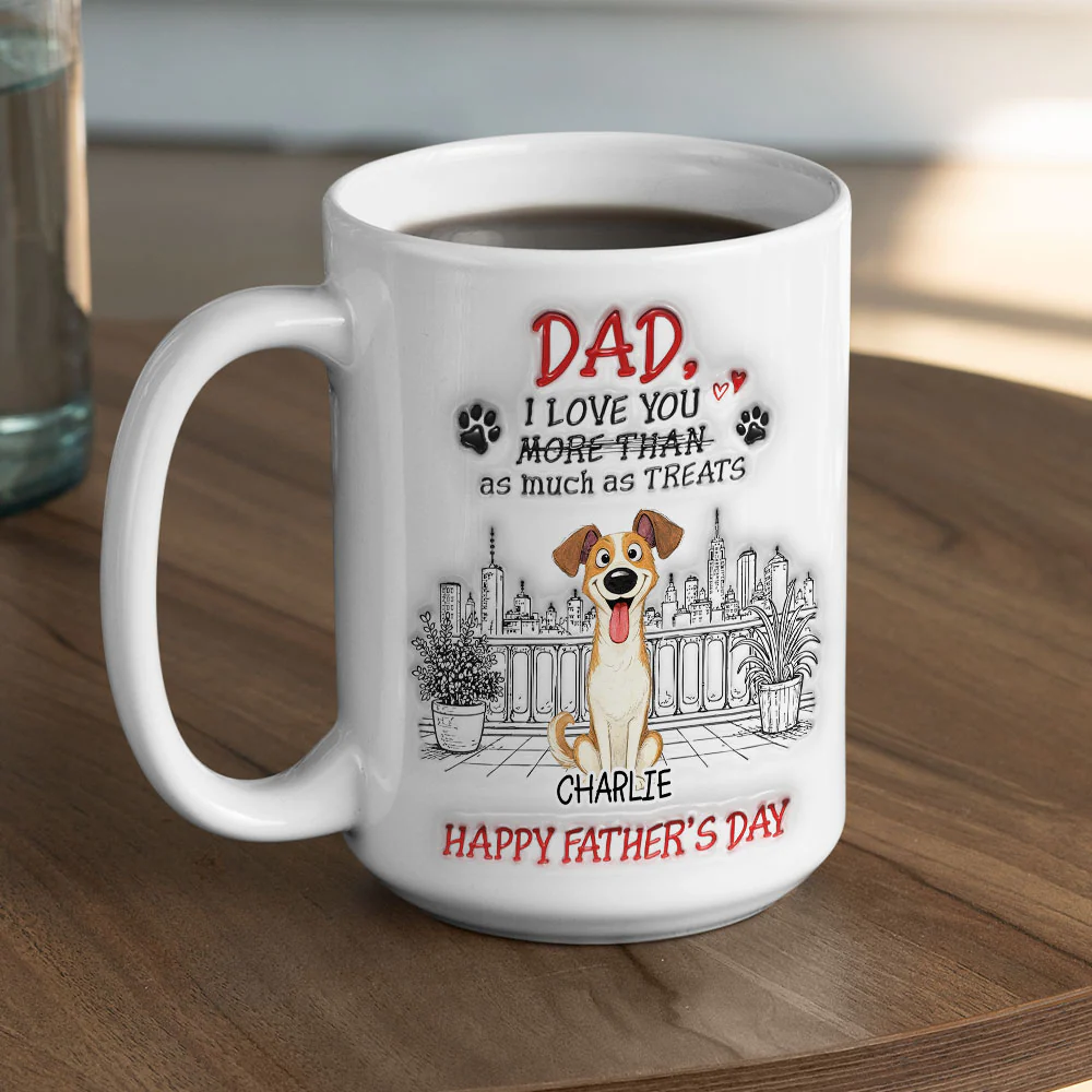 More Than - Personalized Custom 3D Inflated Effect Mug - Image 5