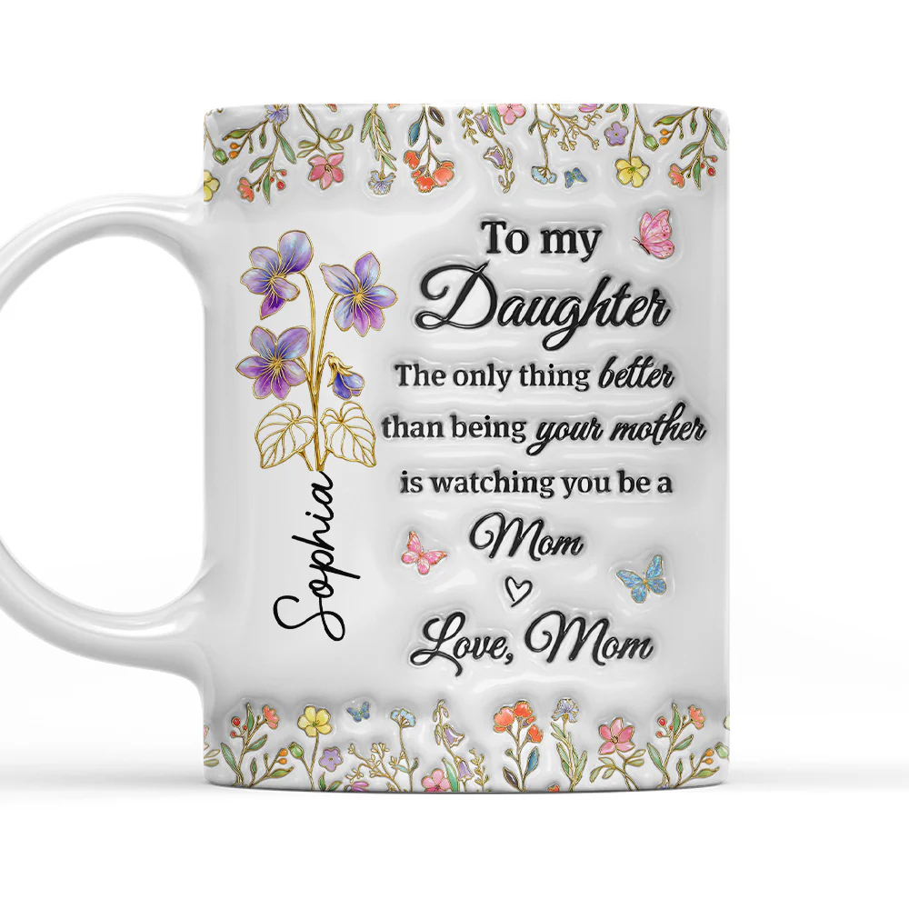 My Amazing Daughter - Personalized Custom 3D Inflated Effect Mug