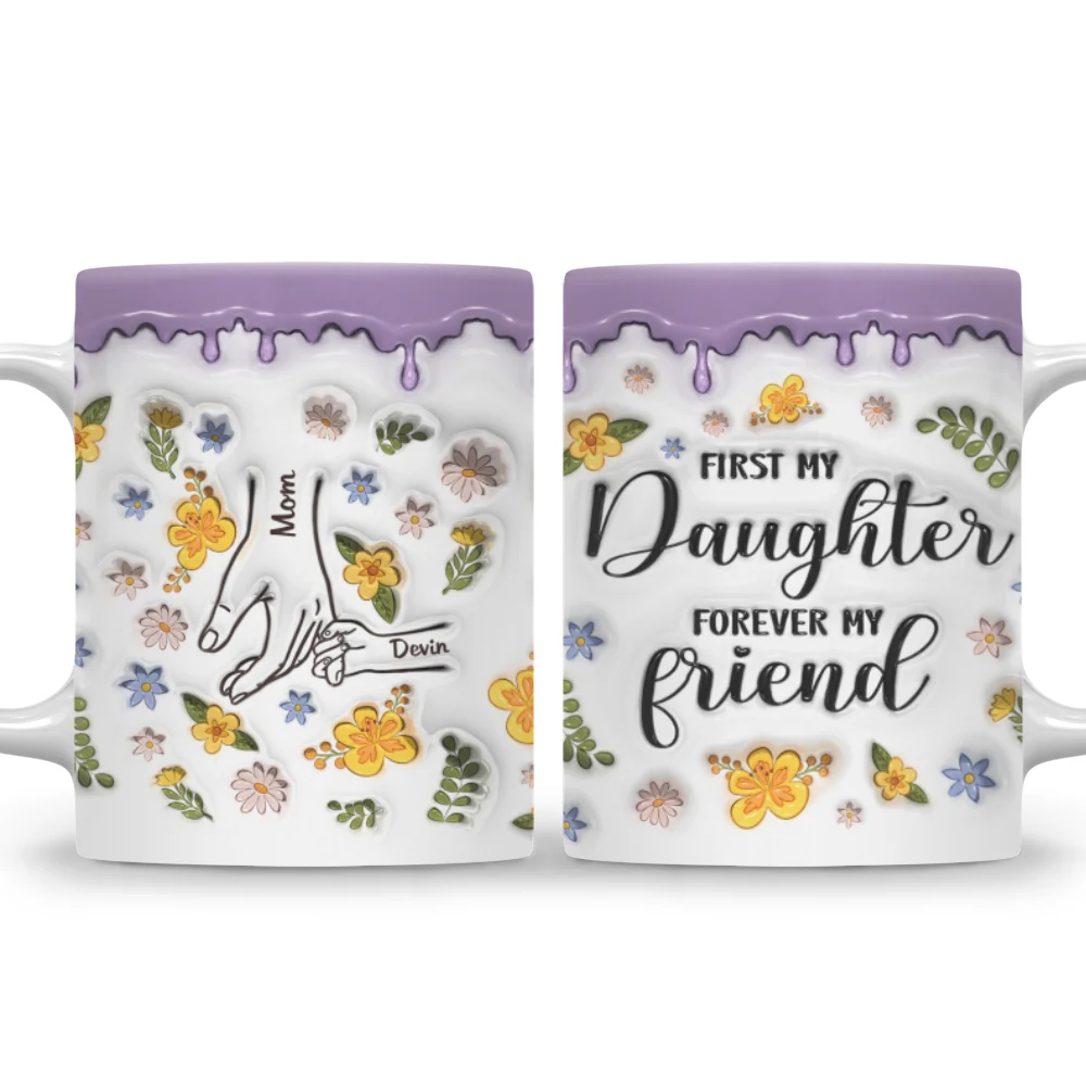 My Beloved Daughter - Personalized Custom 3D Inflated Effect Mug - Image 6