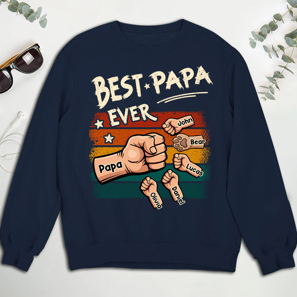 My Best Daddy - Personalized Custom Shirt - Image 4