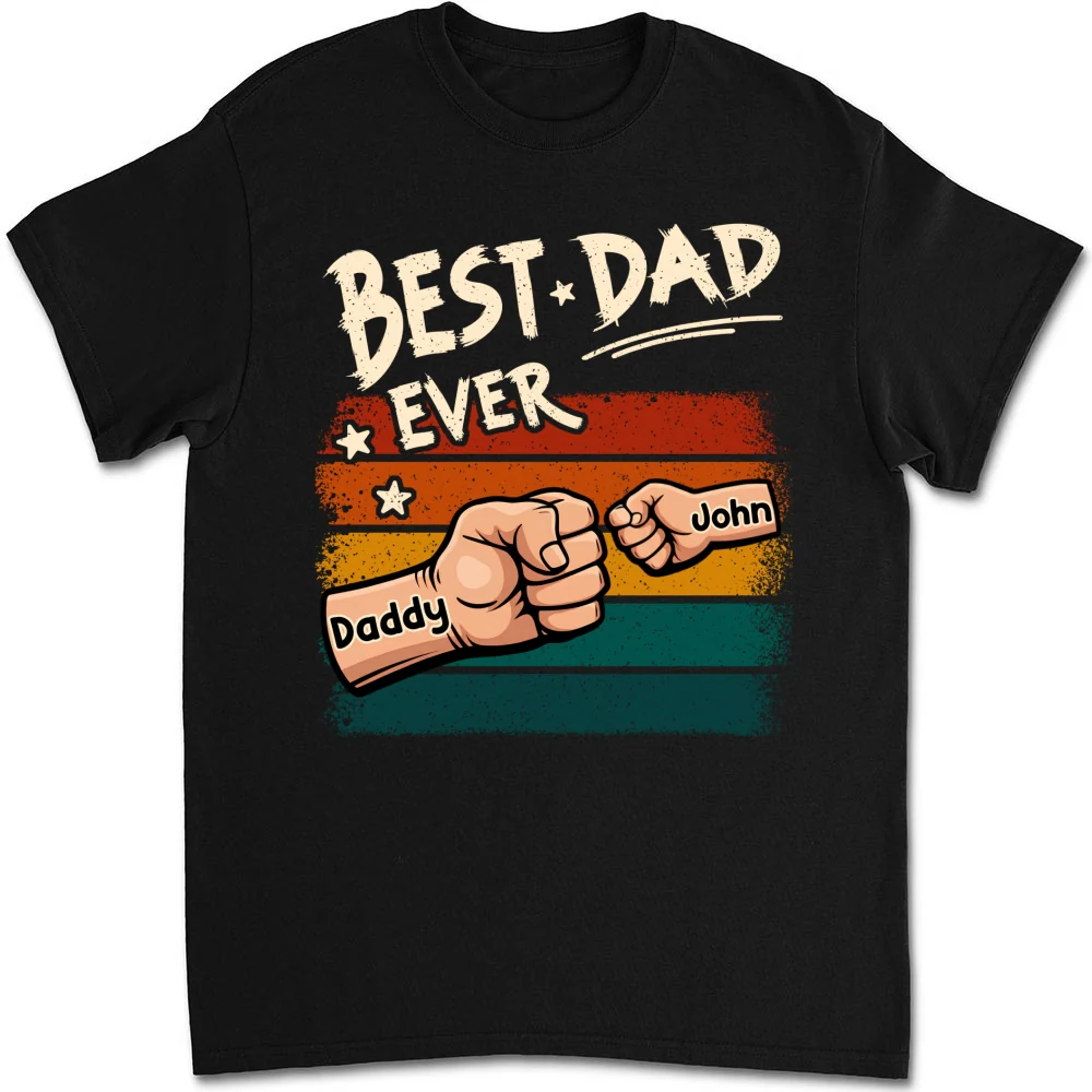 My Best Daddy - Personalized Custom Shirt - Image 5