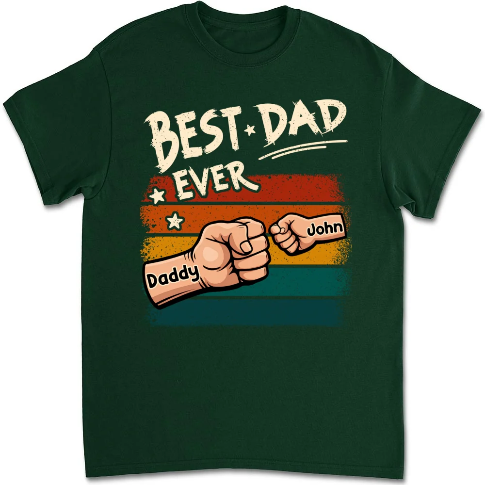 My Best Daddy - Personalized Custom Shirt - Image 7