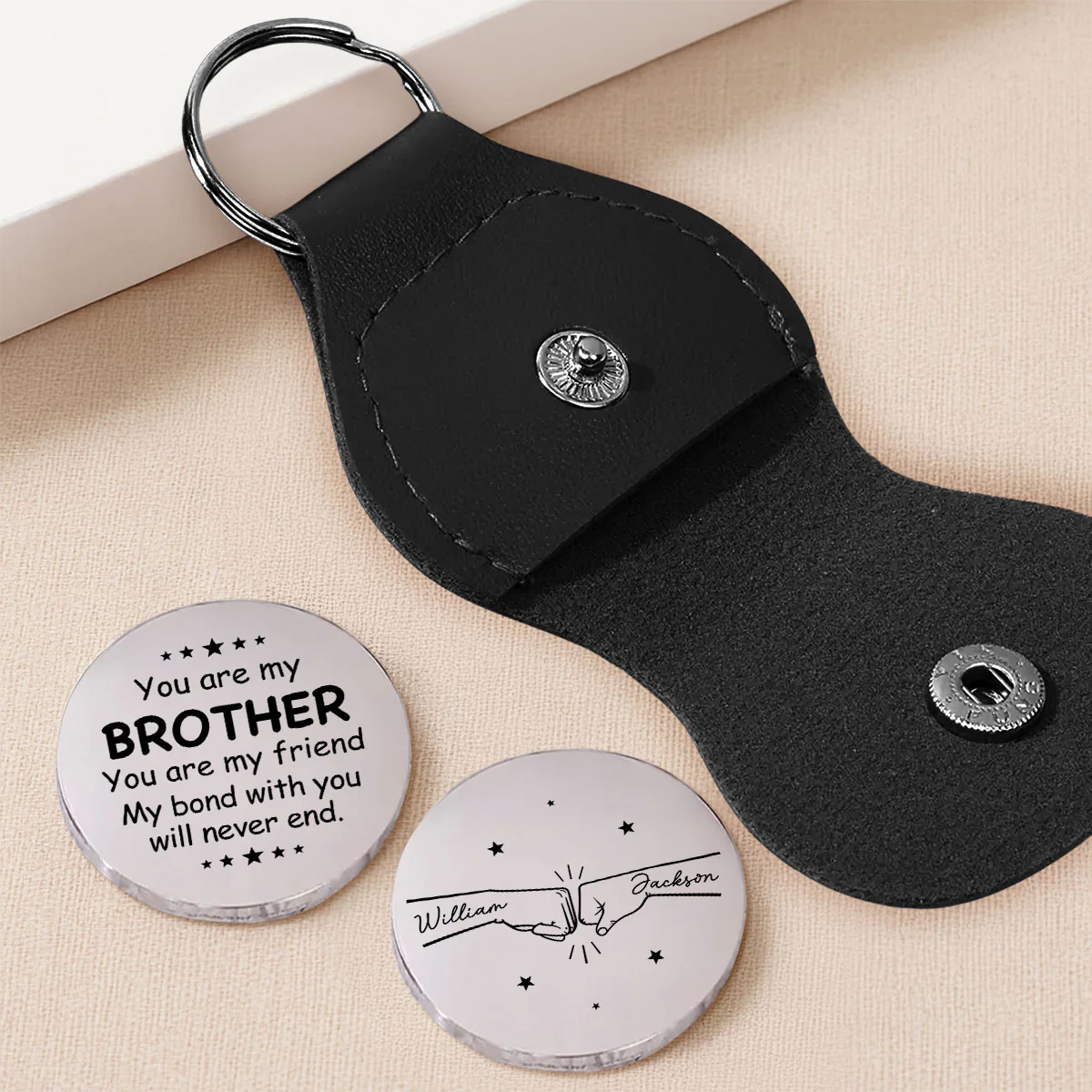 My Brother - Personalized Custom Pocket Hug - Image 2