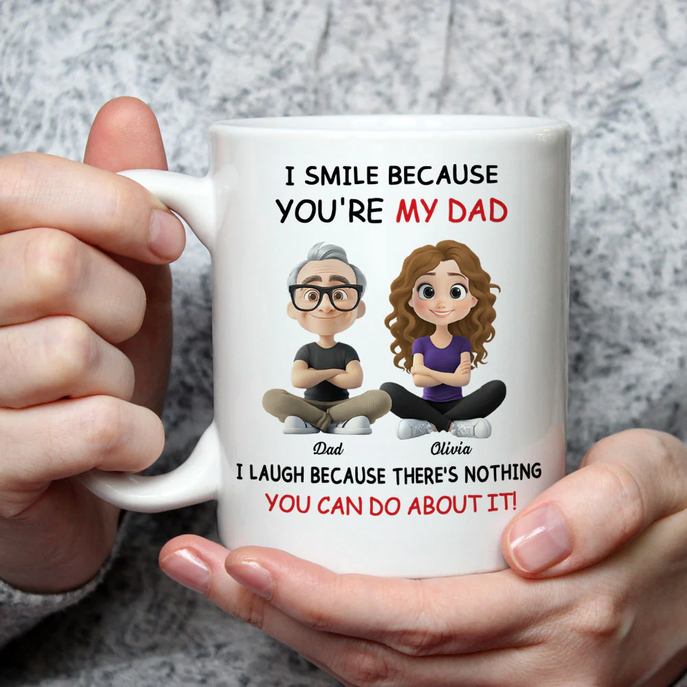 My Dad - Personalized Custom Coffee Mug - Image 2