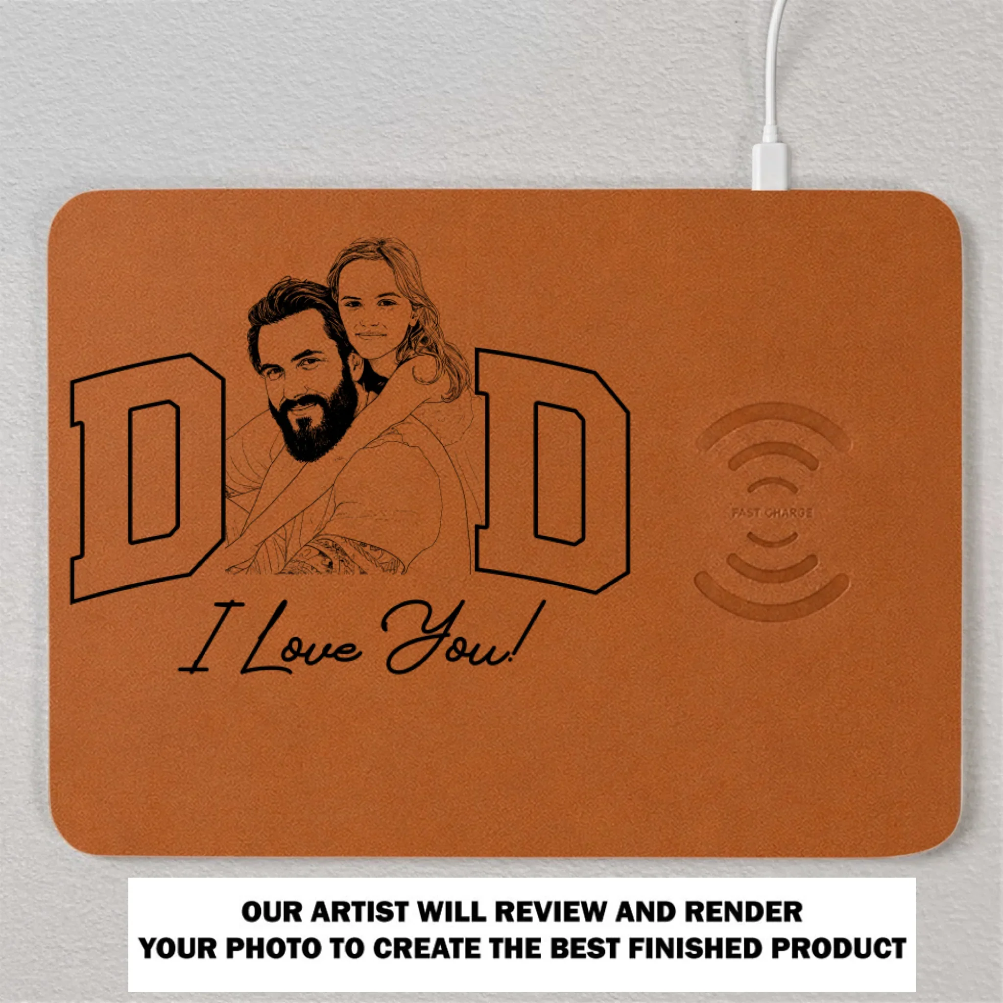 My Daddy - Personalized Custom Charging Mat - Image 8
