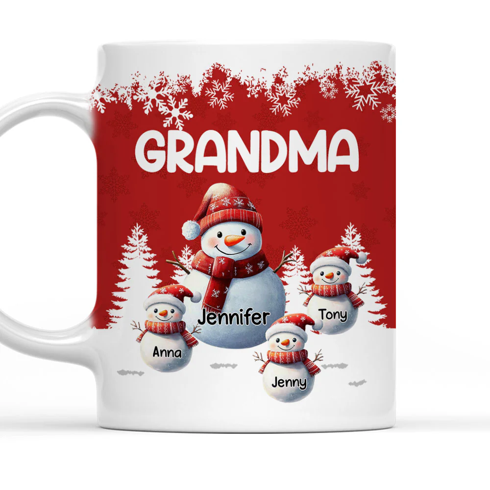 My Fav People Call Me Grandma - Personalized Custom Coffee Mug