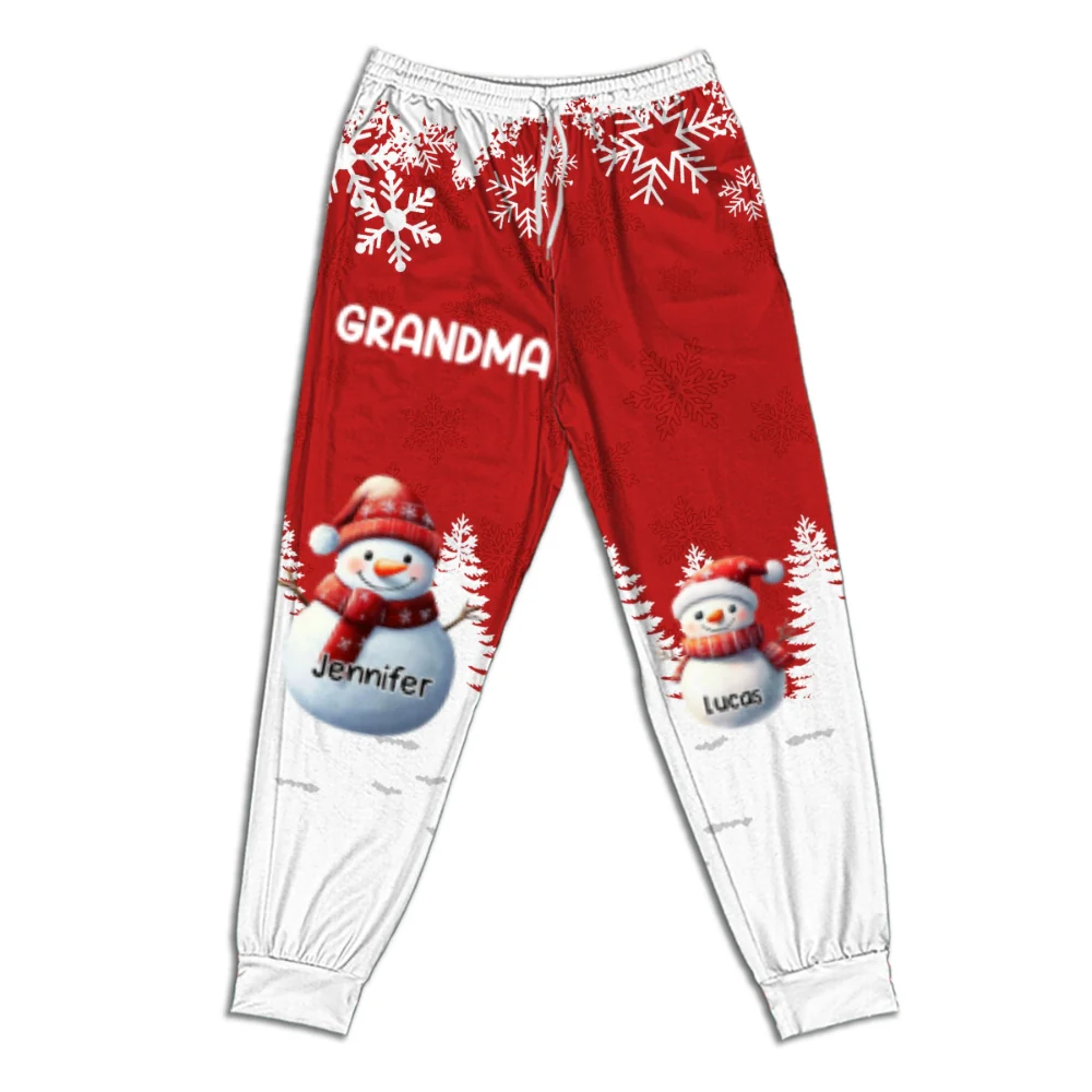 My Fav People Call Me - Personalized Custom Pajama Pants - Image 5