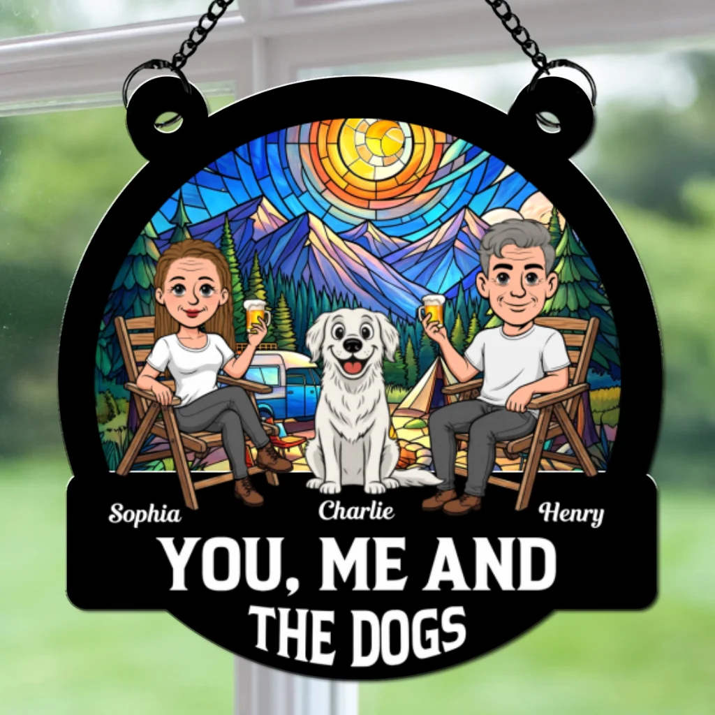 My Favorite Adventure Crew - Personalized Custom Suncatcher - Image 7