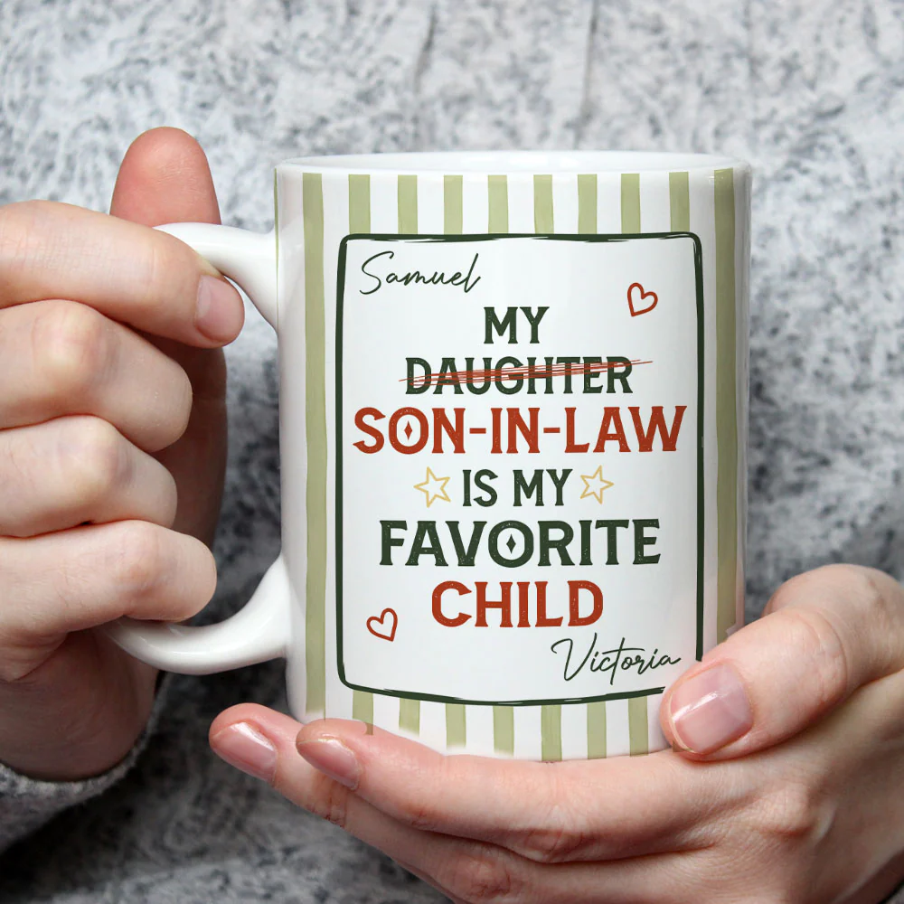 My Favorite Child - Personalized Custom Coffee Mug - Image 3