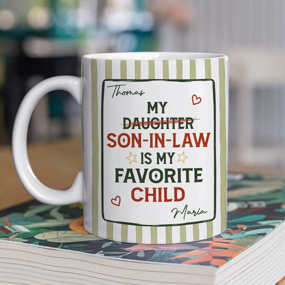 My Favorite Child - Personalized Custom Coffee Mug - Image 4
