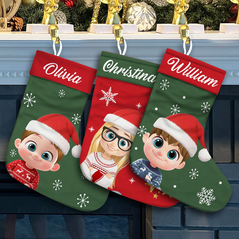 My Favorite People Call Me - Personalized Custom Christmas Stocking - Image 2