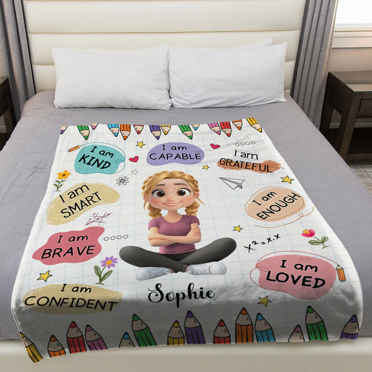 My Favorite Person - Personalized Custom Fleece Blanket - Image 3