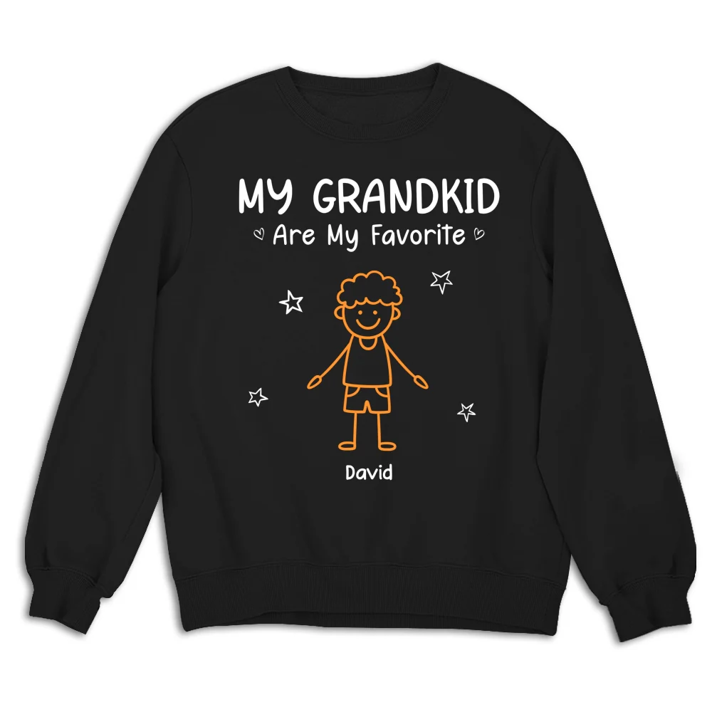 My Grandkids Are My Favorite - Personalized Custom Shirt - Image 13