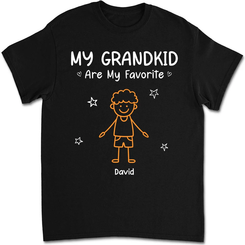 My Grandkids Are My Favorite - Personalized Custom Shirt - Image 6