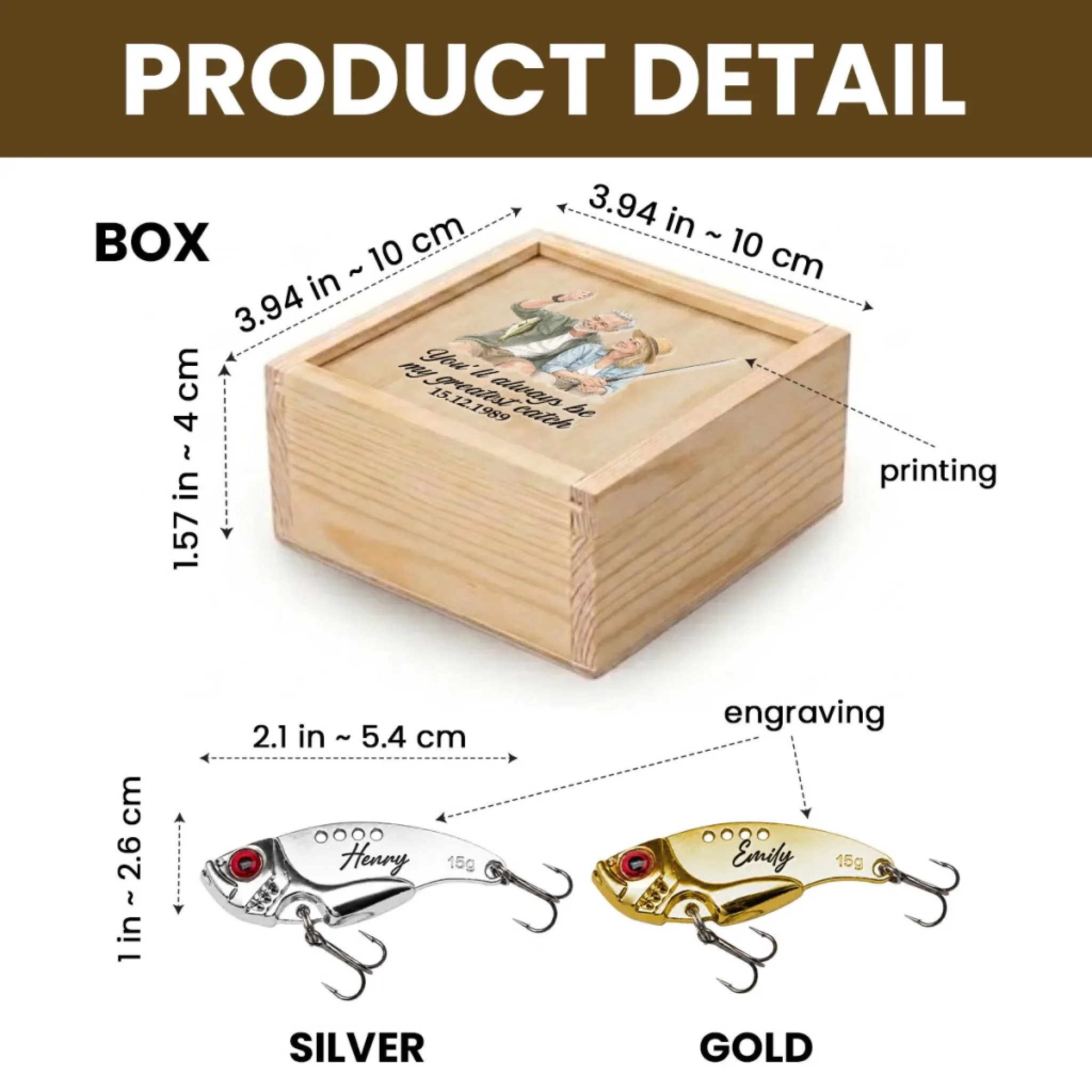 My Greatest Catch - Personalized Custom Fishing Lure - Image 6