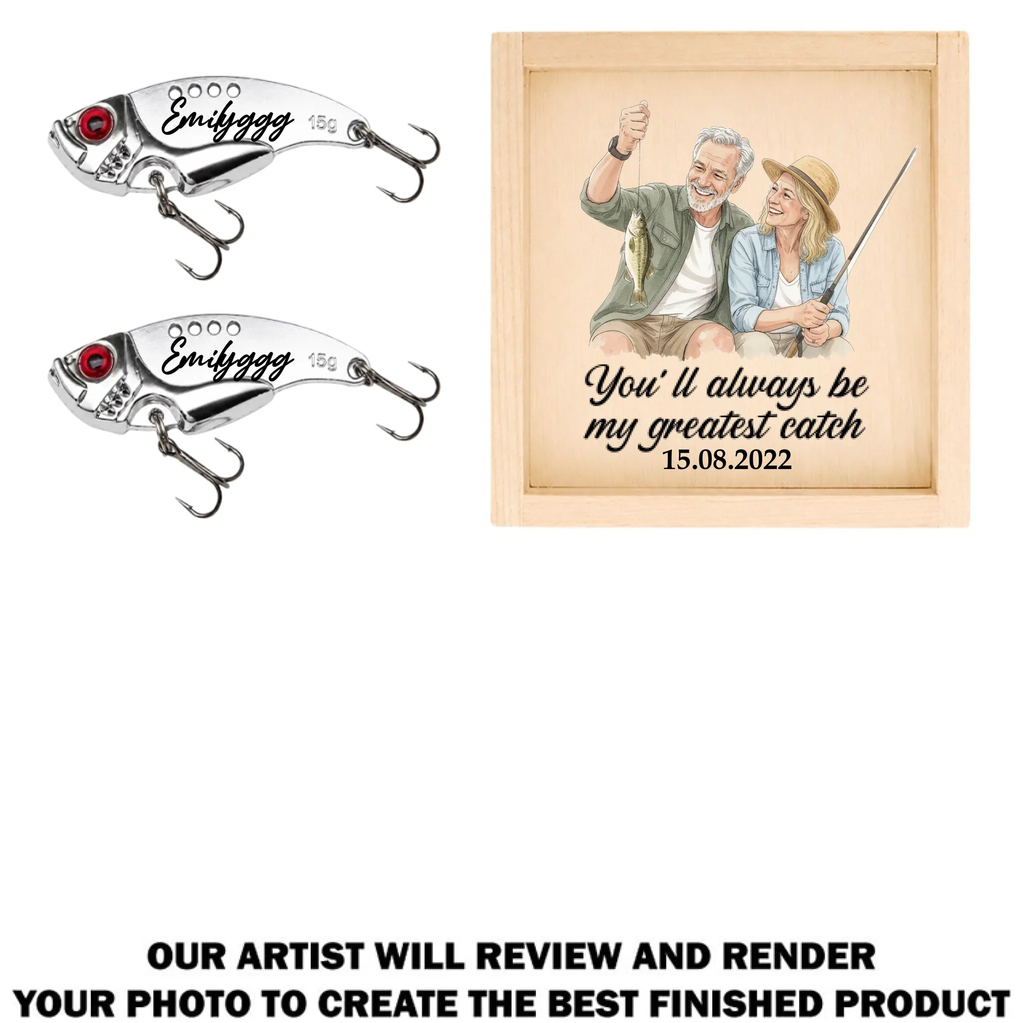 My Greatest Catch - Personalized Custom Fishing Lure - Image 8