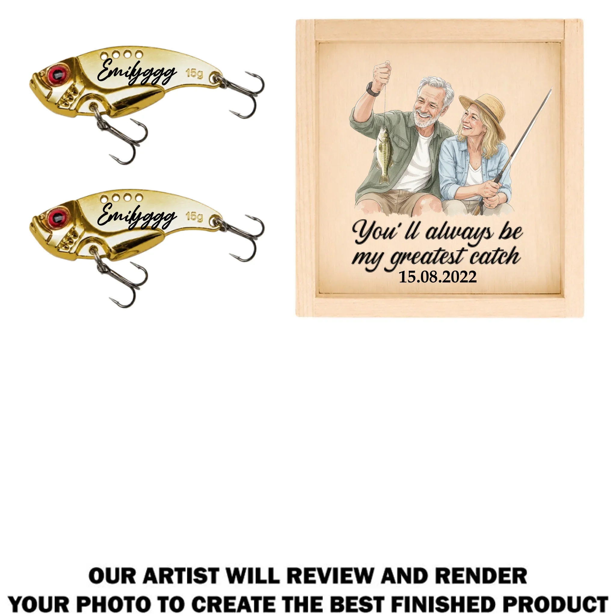 My Greatest Catch - Personalized Custom Fishing Lure - Image 9