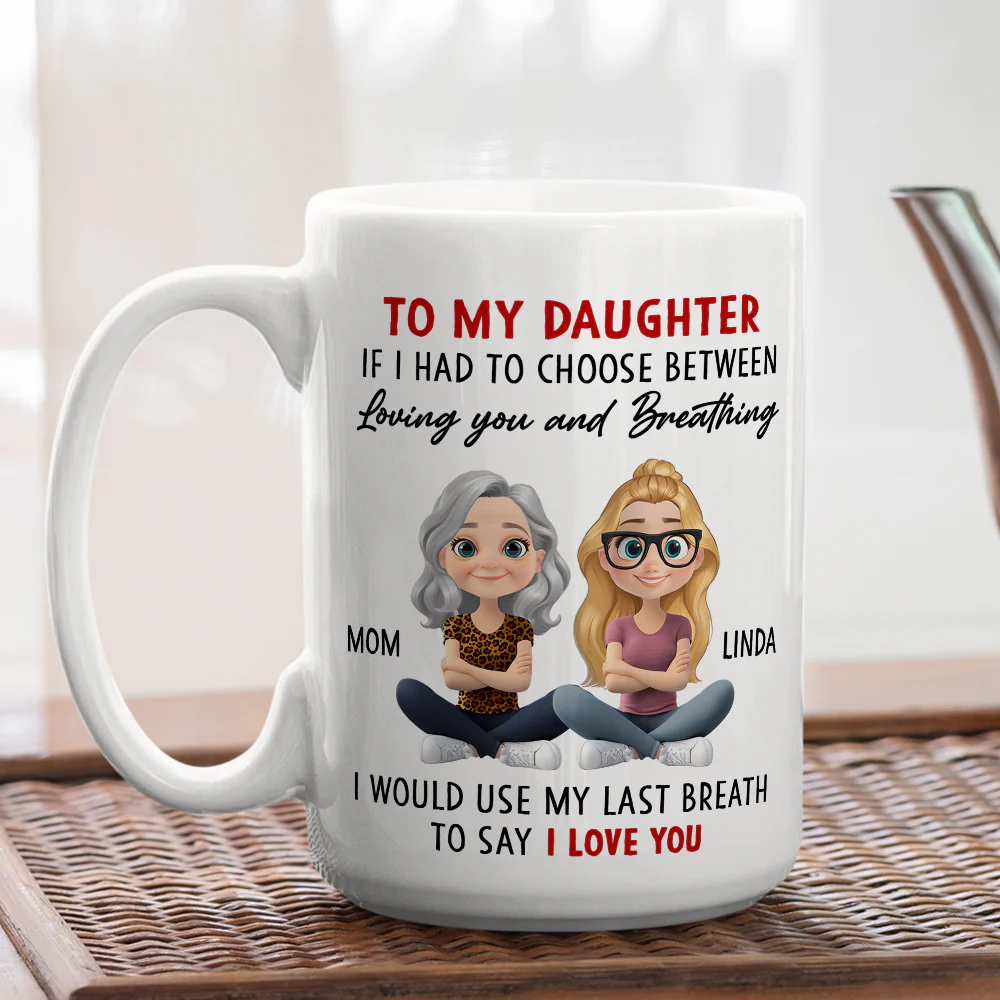 My Heart Chooses You Always - Personalized Custom Coffee Mug - Image 4