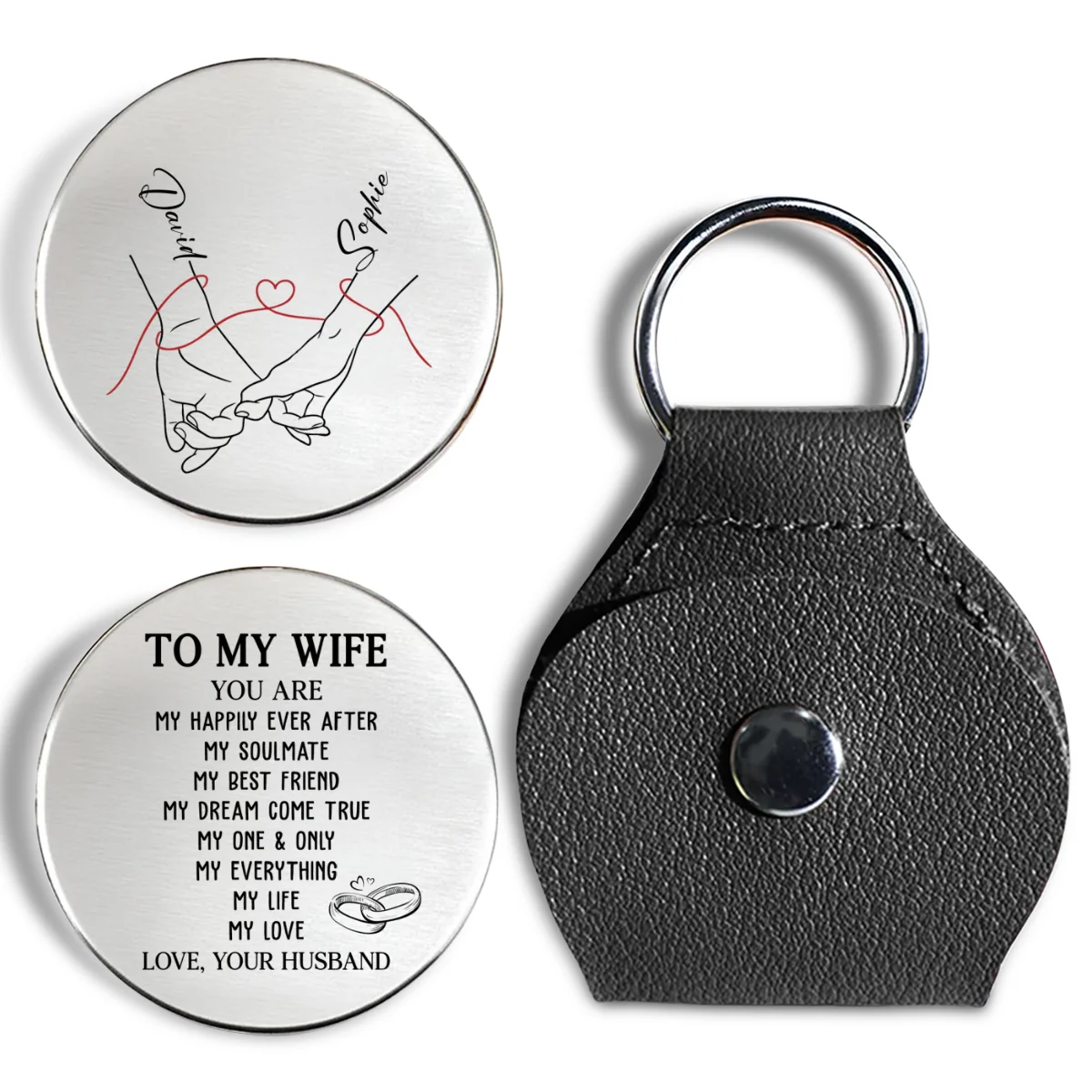 My Life My Love 2 - Personalized Custom Pocket Hug - Image 7